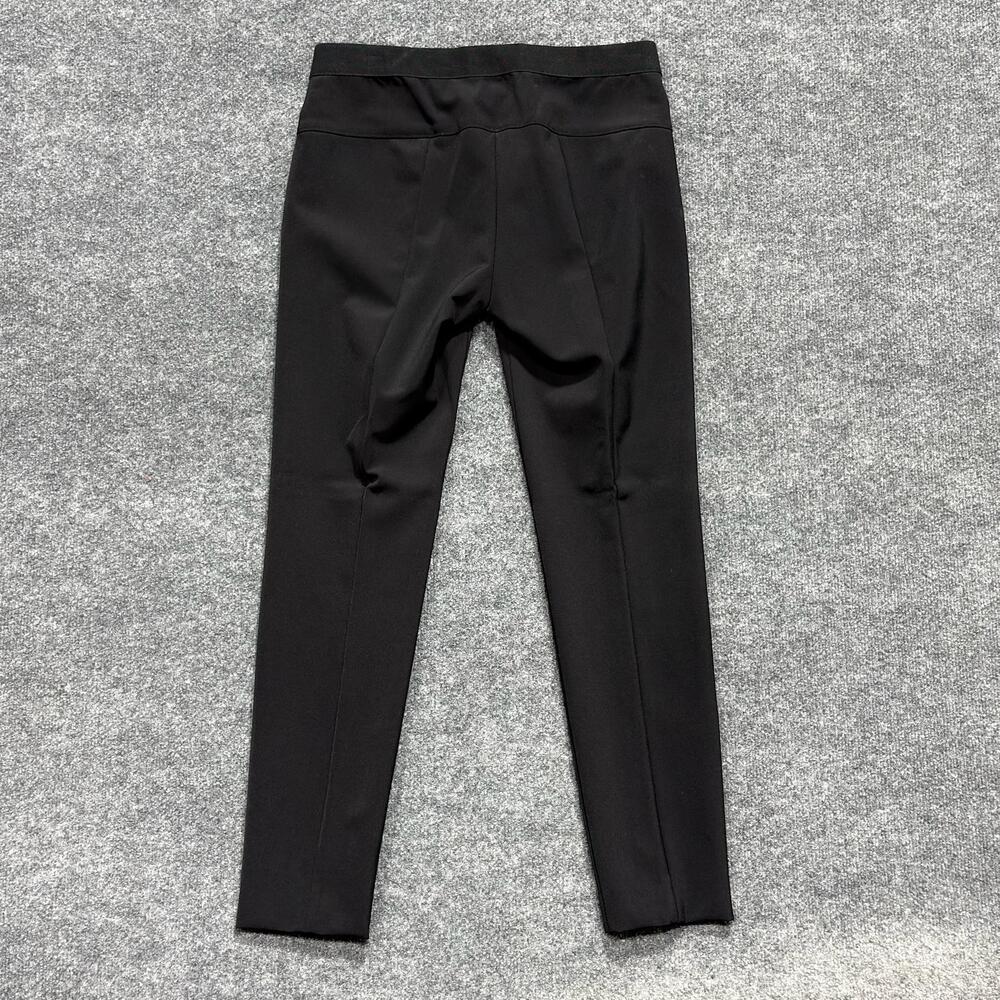 Veronica Beard Pants Womens 8 Black Ponte Scuba Leggings Knit Pull On Stretch - Picture 2 of 13